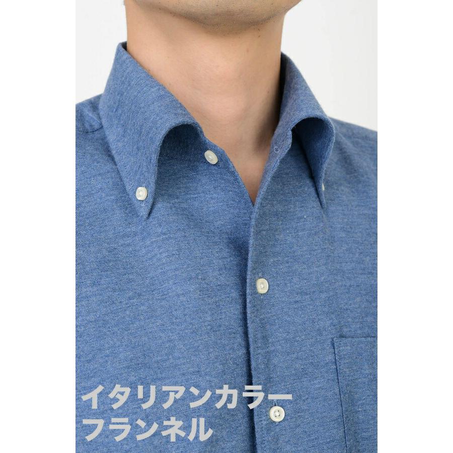 ワイシャツ メンズ 長袖 スリム ビジネスシャツ Yシャツ ドレスシャツ カッターシャツ カジュアルシャツ ボタンダウン イタリアンカラー おしゃれ 大きいサイズ 8051c Y10d Blue Ozie オジエ ワイシャツ専門店 通販 Yahoo ショッピング