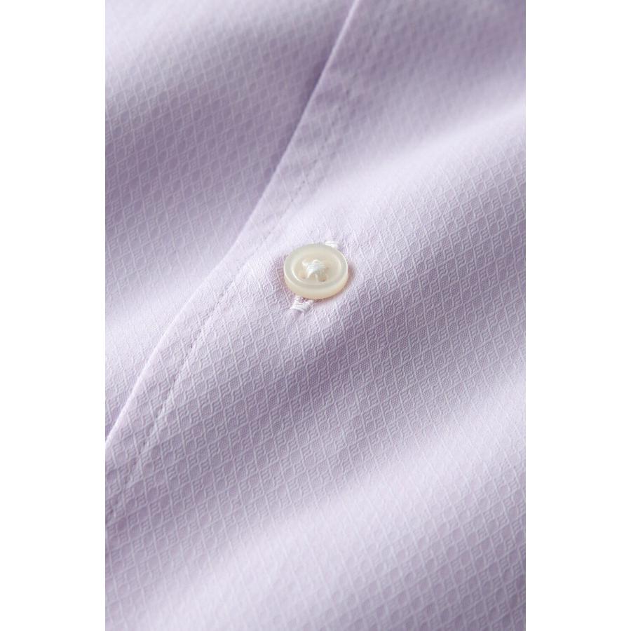 ワイシャツ メンズ 半袖 カッターシャツ yシャツ ビジネスシャツ 形態安定 ボタンダウン イタリアンカラー | ozie | 05