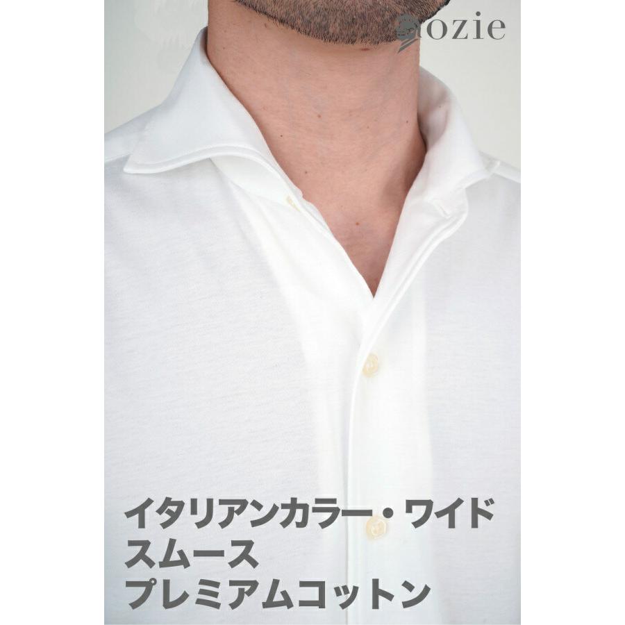 ozie（オジエ） ノンアイロン スリムストレッチシャツ ノンストレス