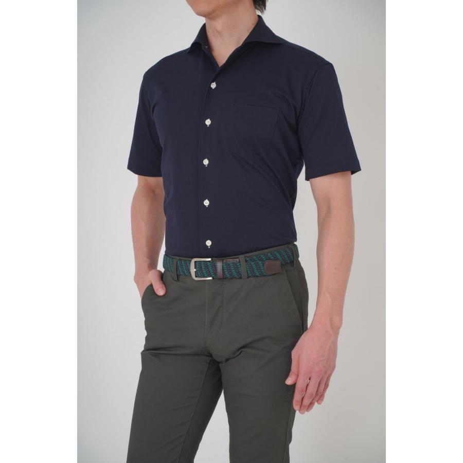 ダークネイビー 半袖ポロシャツ ozie 半袖ポロシャツ メンズ ビズポロ ビジネスシャツ