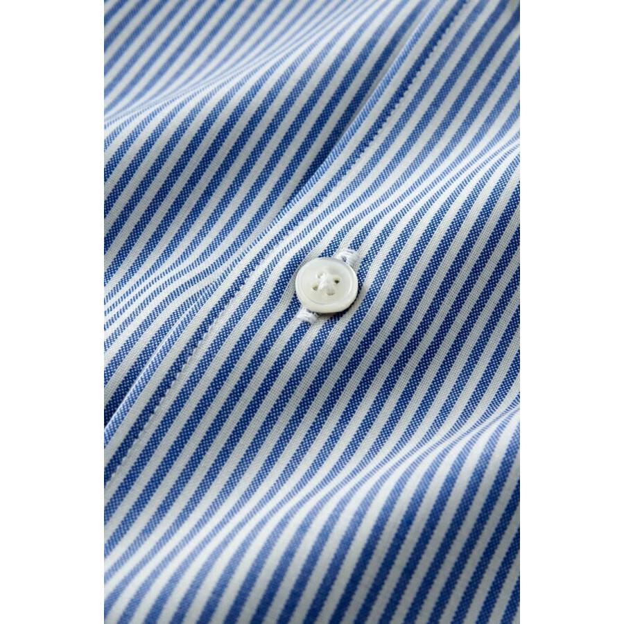 ワイシャツ メンズ 長袖 カッターシャツ yシャツ ビジネスシャツ メリノウール100% イージーケア ノーアイロン イタリアンワイドカラー 第一ボタンあり | ozie | 05