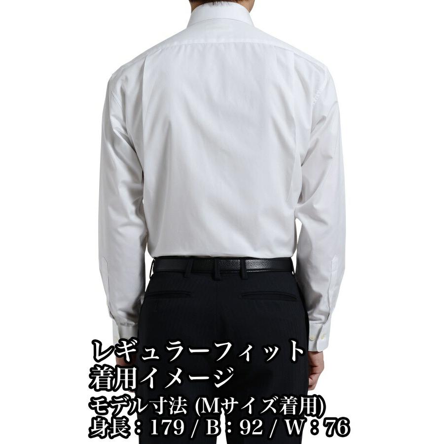 ワイシャツ メンズ 長袖 カッターシャツ yシャツ ビジネスシャツ スタンドカラー マオカラー おしゃれ | ozie | 08