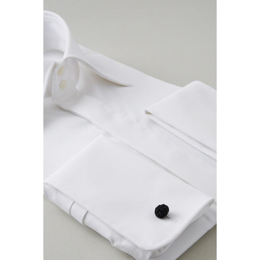 ワイシャツ メンズ 長袖 スリム ビジネスシャツ Yシャツ ワイドカラー ドゥエボットーニ ホワイト 白 ダブルカフス ポケット無し ビジネスシャツ おしゃれ 8066h Y11a White Ozie オジエ ワイシャツ専門店 通販 Yahoo ショッピング