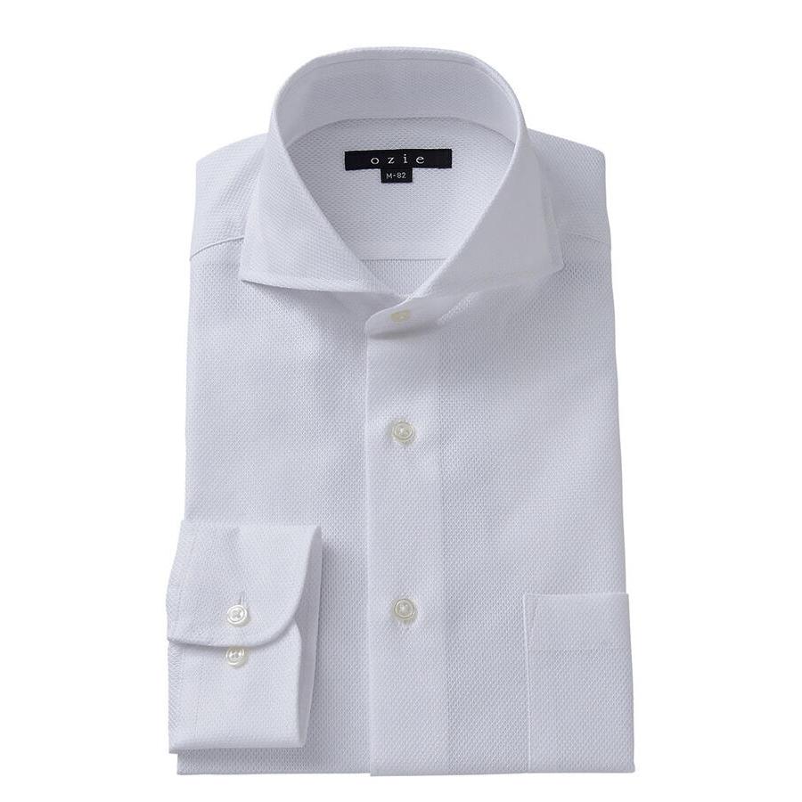 ozie（オジエ） ワイシャツ メンズ 長袖 ビジネスシャツ Yシャツ