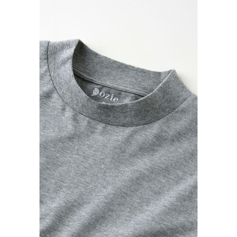 ozie（オジエ） Tシャツ メンズ 長袖 丸首 クルーネック 綿100％ 40