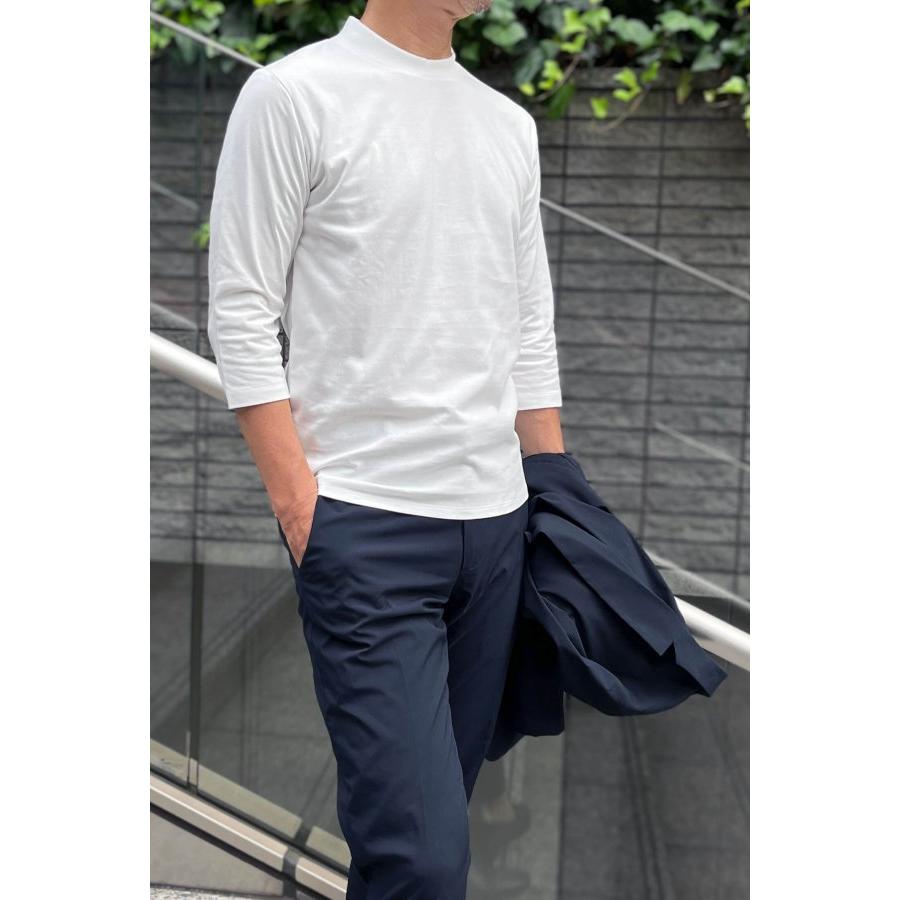 ozie（オジエ） Tシャツ メンズ 七分袖 丸首 クルーネック 綿100％ 40