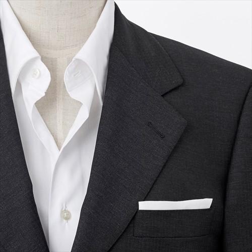 ポケットチーフ リネン100％ 麻 ハードマンズ アイリッシュリネン ビジネス フォーマル 結婚式 ホワイト 白 無地 オジエ ozie | ozie | 03