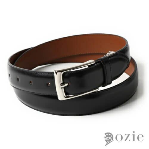 ベルト 牛革 本革 ブラック 日本製 オジエ ozie おしゃれ | ozie