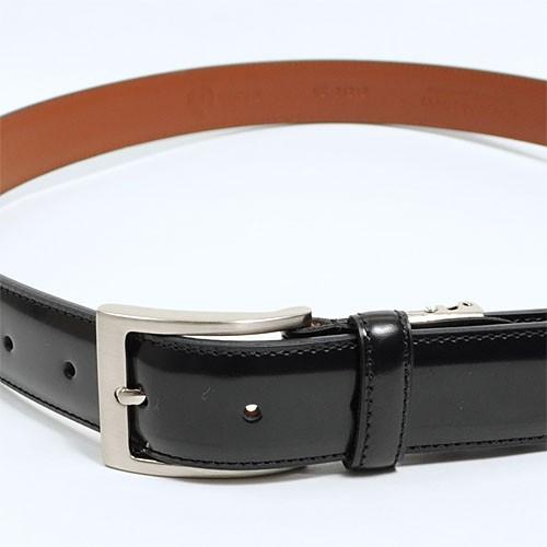 ベルト ガラス革 牛革 日本製  黒 ブラック フリーサイズ オジエ ozie おしゃれ | ozie | 02