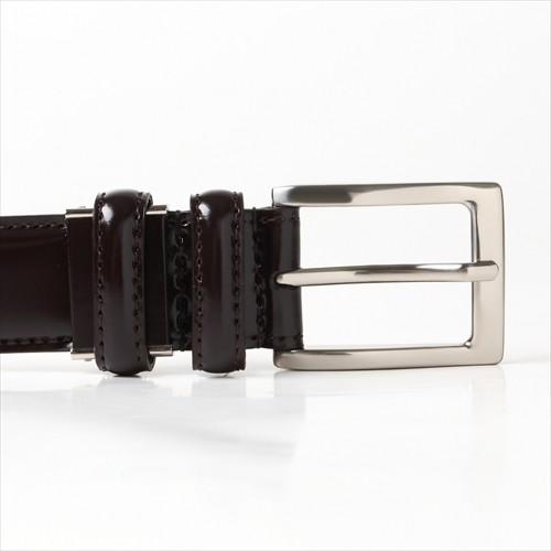 ベルト 馬革 コードバン ブラウン 日本製 オジエ ozie おしゃれ | ozie | 01