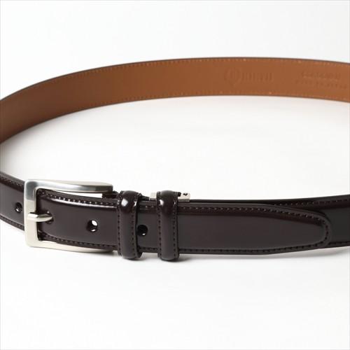 ベルト 馬革 コードバン ブラウン 日本製 オジエ ozie おしゃれ | ozie | 02