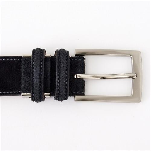 ベルト スウェード 牛革 ブラック 日本製 オジエ ozie おしゃれ | ozie | 01