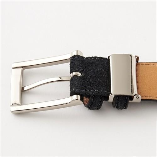 ベルト スウェード 牛革 ブラック 日本製 オジエ ozie おしゃれ | ozie | 02