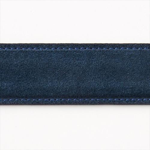 ベルト スウェード 牛革 ネイビーブルー 日本製 オジエ ozie おしゃれ | ozie | 04