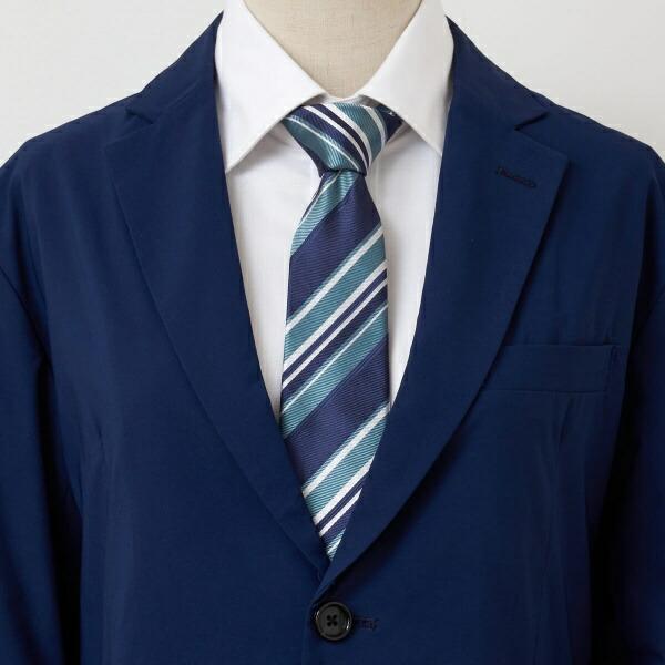 ozie（オジエ） ネクタイ イタリア製生地 レジメンタル グリーン 緑