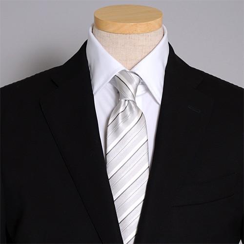 ネクタイ 結婚式 シルク絹 シルバー シルバータイ フォーマルネクタイ レジメンタル 日本製 ブライダル 婚礼 披露宴 礼装 ビジネス メンズ 小物 オジエ Ozie Ns 007 Ozie オジエ ワイシャツ専門店 通販 Yahoo ショッピング