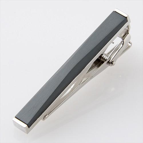 ozie（オジエ） ネクタイピン タイバー アルマイト 日本製 グレー