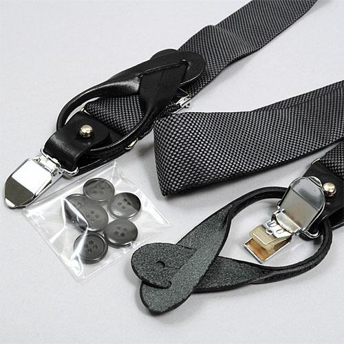 サスペンダー メンズ 黒 結婚式 フォーマル 無地 日本製 ギフト パーティー イベント 制服 ユニフォーム タキシード ブレイシーズ | ozie | 02