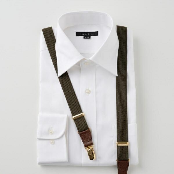 ozie（オジエ） サスペンダー メンズ レディース カーキ 緑 ALBERT