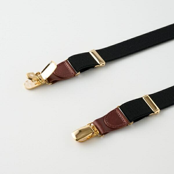 サスペンダー メンズ レディース ブラック 黒 ALBERT THURSTON イギリス製 ギフト パーティー イベント 制服 ユニフォーム ブレイシーズ | ozie | 03