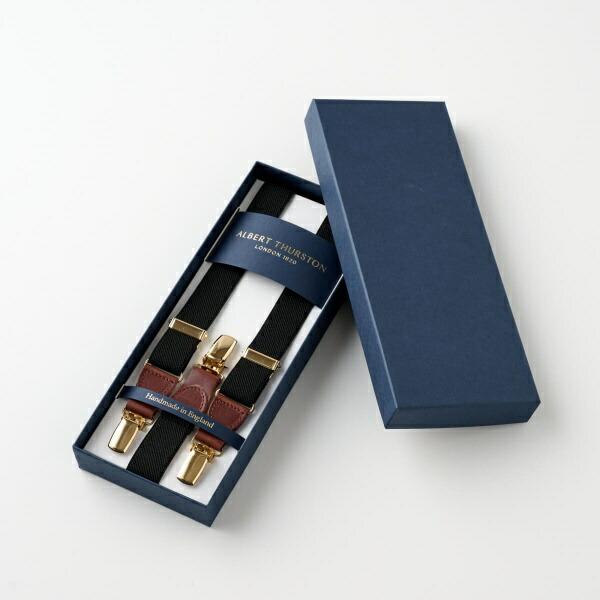 サスペンダー メンズ レディース ブラック 黒 ALBERT THURSTON イギリス製 ギフト パーティー イベント 制服 ユニフォーム ブレイシーズ | ozie | 06