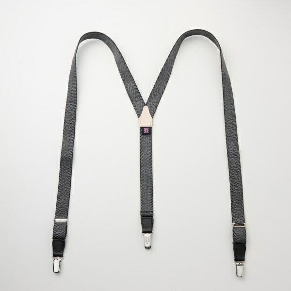 サスペンダー メンズ レディース グレー ALBERT THURSTON イギリス製 ギフト パーティー イベント 制服 ユニフォーム ブレイシーズ | ozie | 02