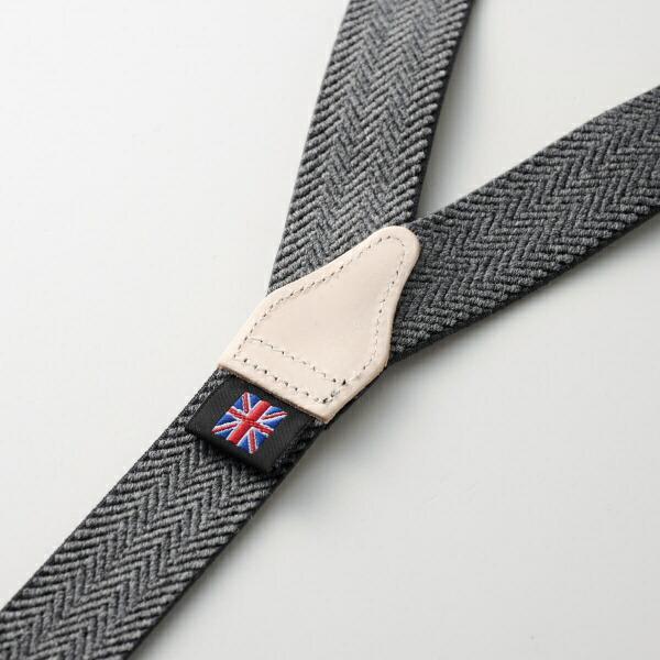 サスペンダー メンズ レディース グレー ALBERT THURSTON イギリス製 ギフト パーティー イベント 制服 ユニフォーム ブレイシーズ | ozie | 04