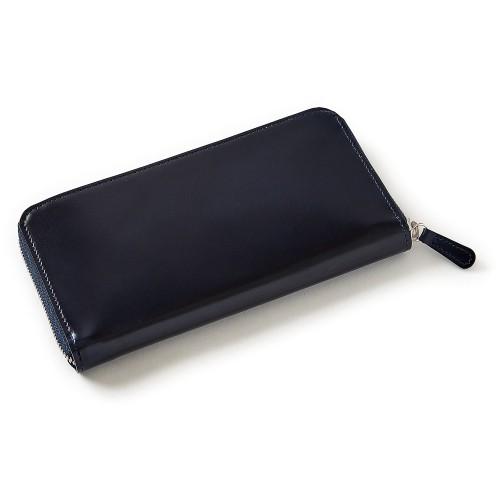 ozie（オジエ） ウォレット 財布 メンズ ラウンドZIP コードバン 本革