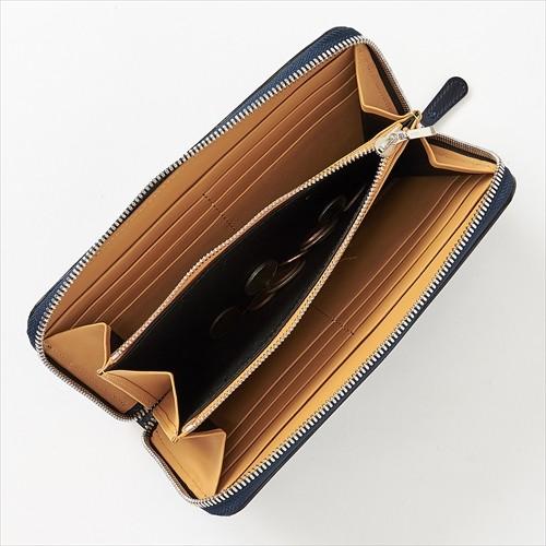 ozie（オジエ） ウォレット 財布 メンズ ラウンドZIP コードバン 本革