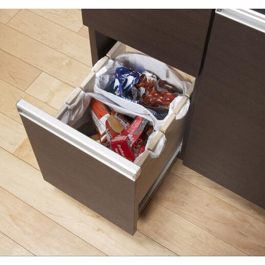 ダイニングダストボックス4D（ブラウン） 