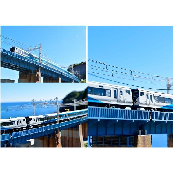 【800A】ジオラマ写真集　再現ジオラマの世界「玉川橋梁をわたる列車たち」｜ozmo-factory｜02