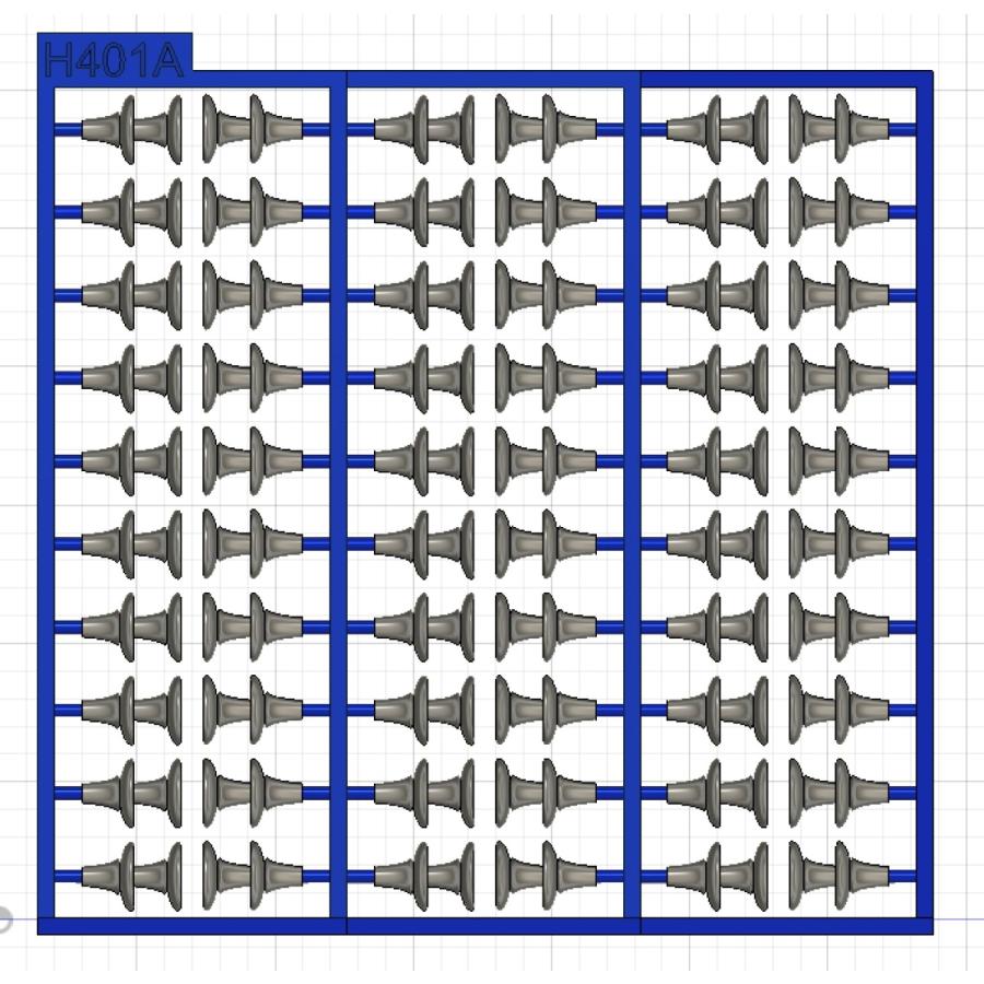 3D碍子パーツA HOゲージ用【H401A】 : オズモファクトリー - 通販
