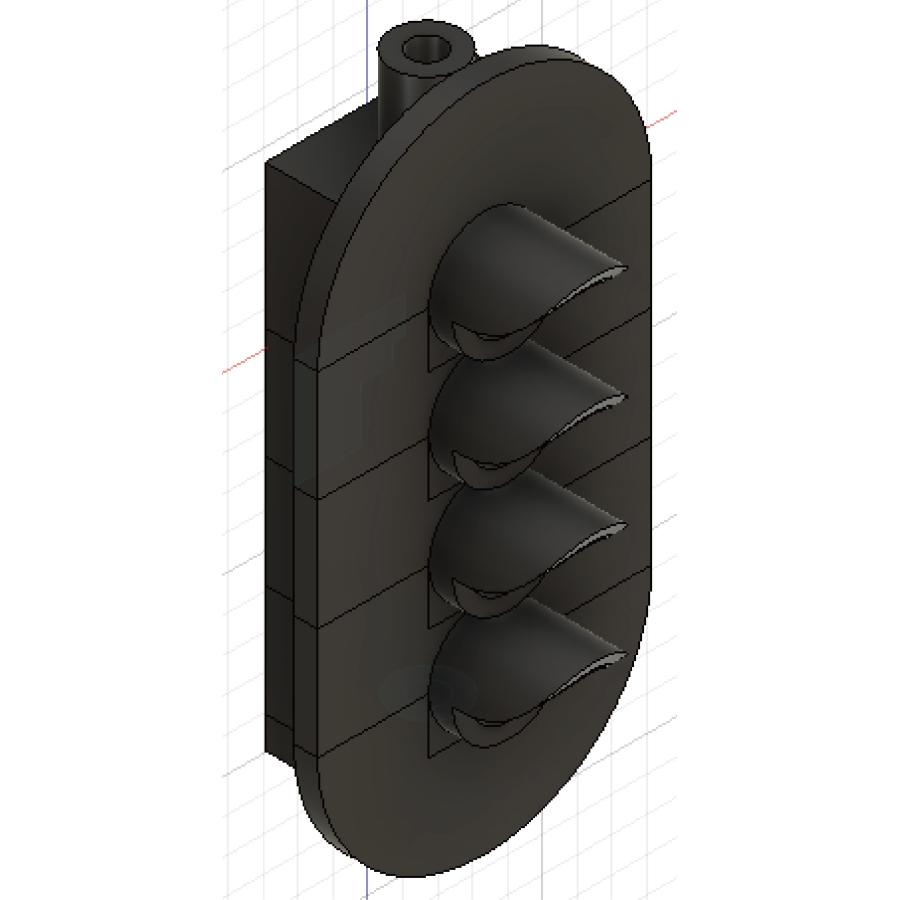 【N200B】新3D信号機4灯式【Nゲージ】 | 