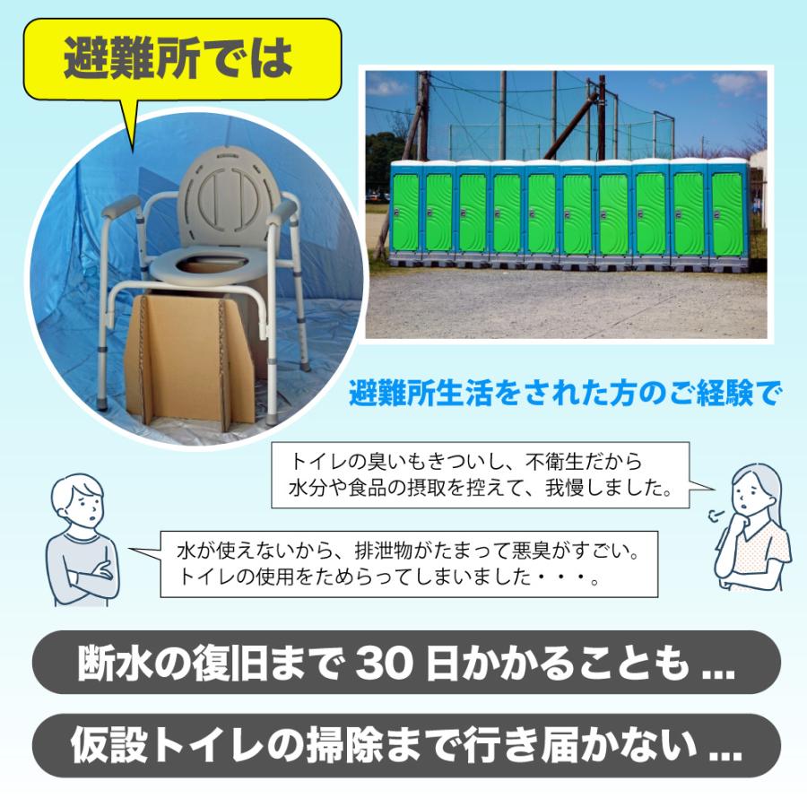 防災用簡易トイレ・排便処理剤 日本製（バイオコートBB 100包入）自治体・企業様の災害備蓄に最適 [10包入×10セット] 災害 防災グッズ 備蓄 エコ 仮設トイレ |  | 04