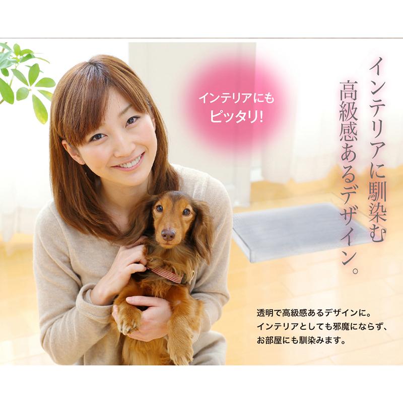 犬 トイレトレー おしゃれ 犬用トイレトレー メッシュタイプシーツ押さえ クリアレット・プレミアム 犬トイレトレー メッシュ|ozoneassocia|02