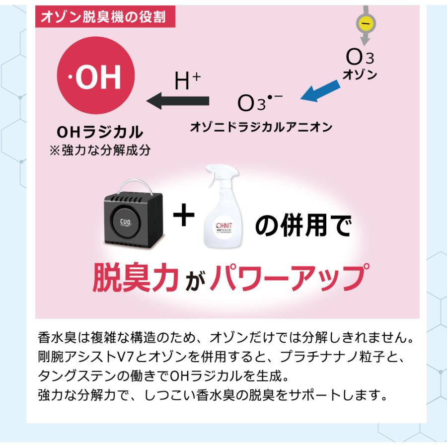 脱臭機 日本製 オゾン発生器 （クオフューチャー＋剛腕アシストV7