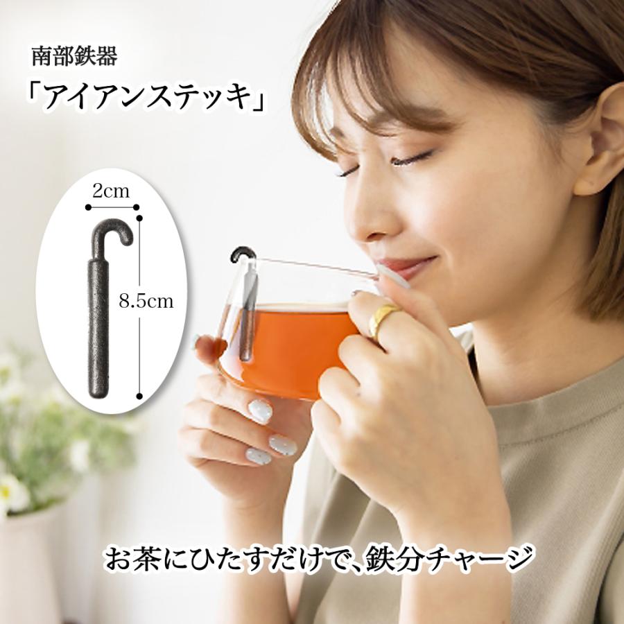 南部鉄器（アイアンステッキ）日本製 南部鉄 鉄分補給 鉄分チャージ 鉄
