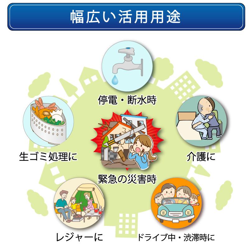 ＜今だけプレゼント＞ 非常用トイレ 凝固剤 防災用 企業向け 20個セット「自治体・企業様の災害備蓄・介護に最適」  (レスキュートイレ 20セット ） 約10年保存 |  | 05