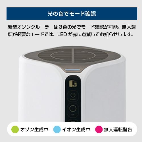 オゾン発生器 空気清浄機／オゾンクルーラー／ウイルス抑制 消臭 除菌 