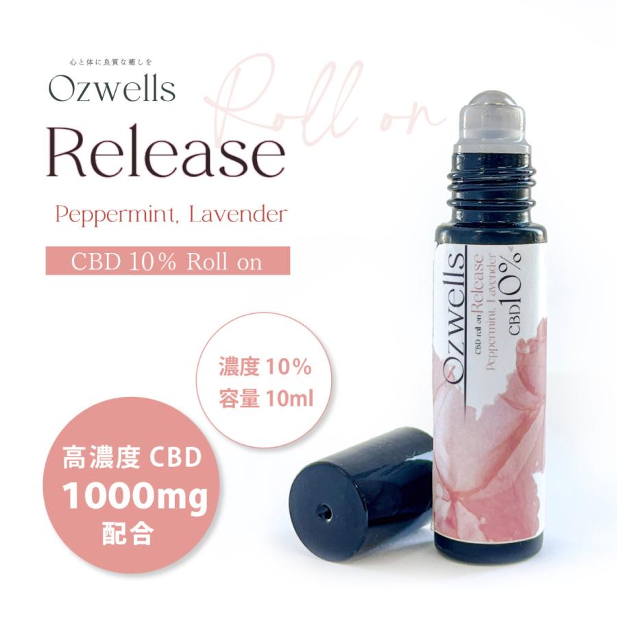 Ozwells CBD ロールオン   3本セット Release・Temple・Surrender 各種1本ずつ3本セットの画像