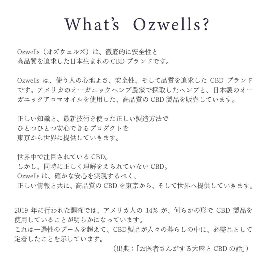 Ozwells CBD ロールオン   3本セット Release・Temple・Surrender 各種1本ずつ3本セットの画像
