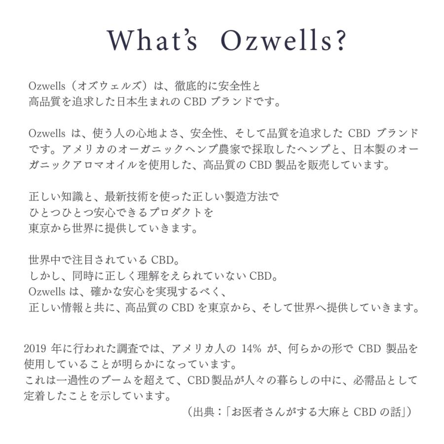 Ozwells　Temple 高濃度CBD1000mg(10％配合）ロールオン(フランキンセンス・パチョリ・ラベンダー)リラックス　オイル |  | 07