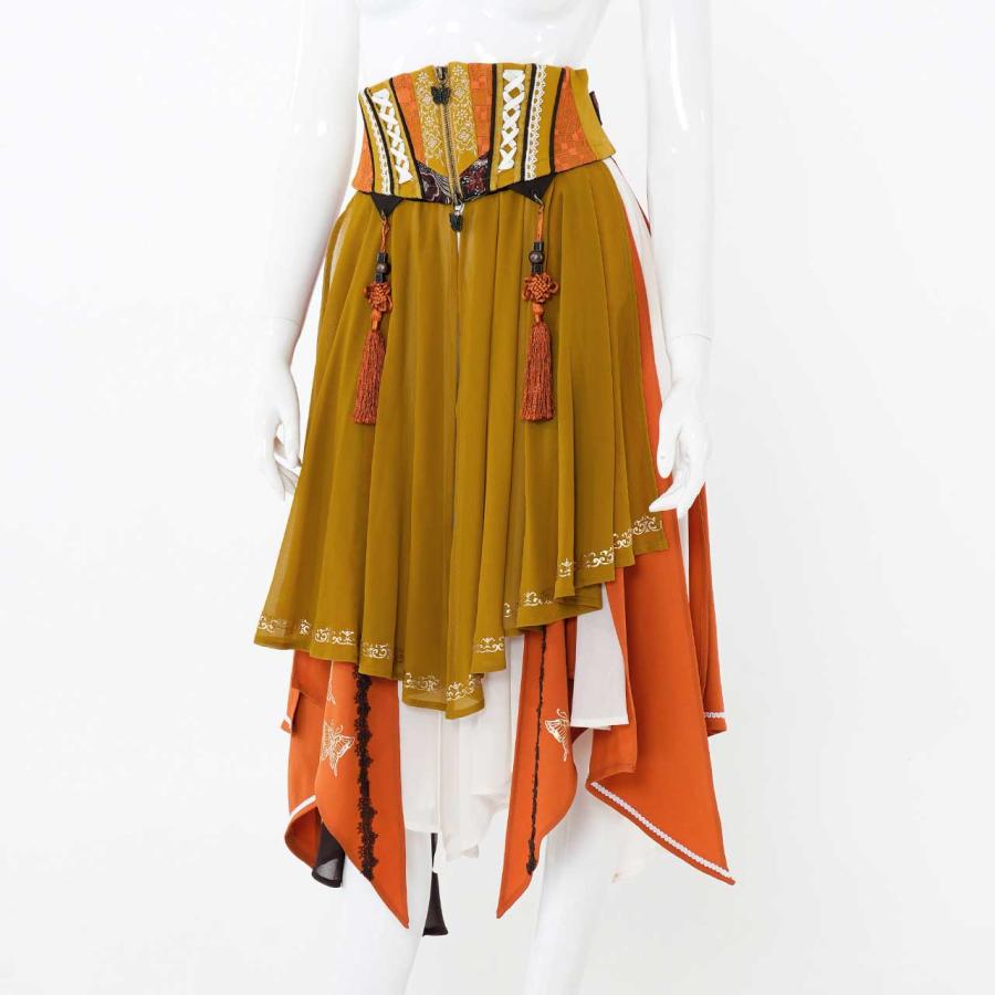 OZZON 和チャイナコルセットスカート