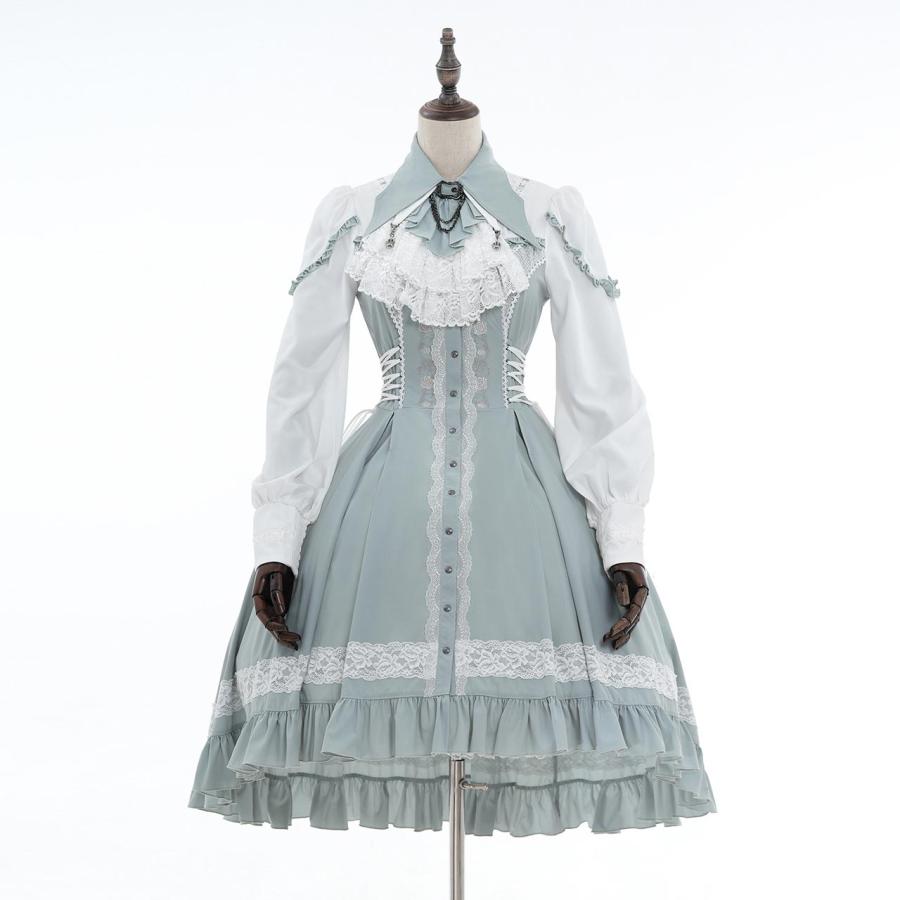 オッズオネスト　Celebration of Rose ジャボタイ付きワンピース Celebration of Rose ジャボタイ付きワンピース : OZZ ON JAPAN - 通販