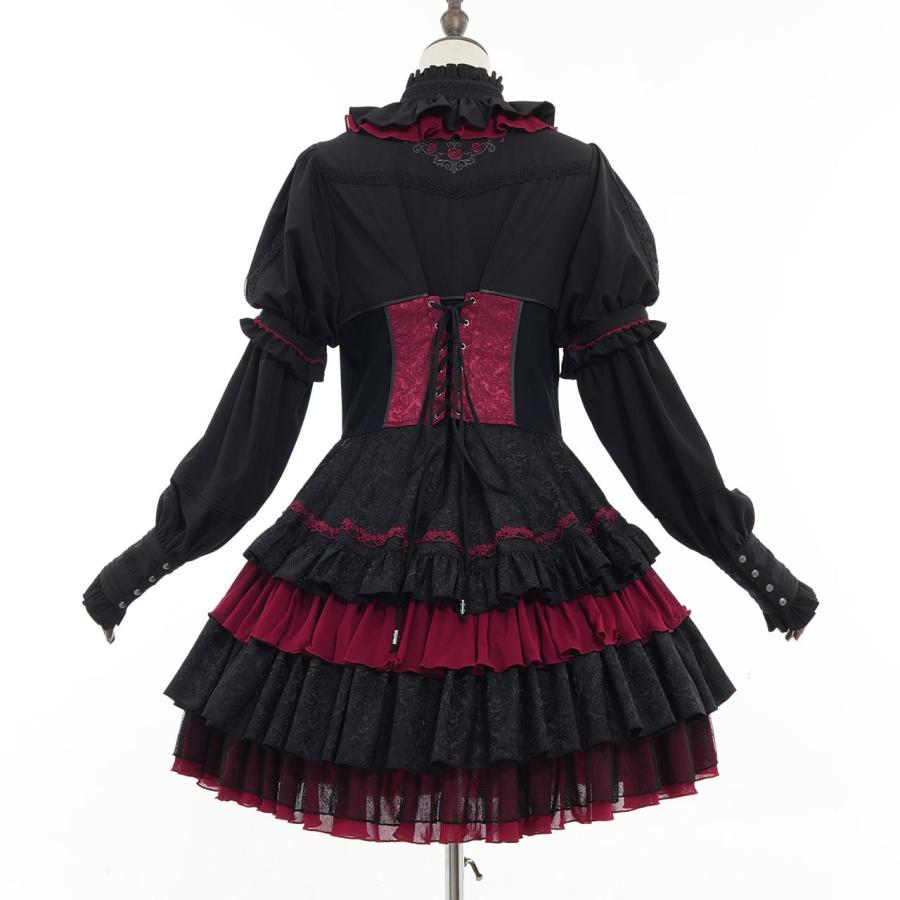 Whimsical Rosy Cats フリルワンピース【M】 当店通常価格(税込) 32,780円 Whimsical Rosy Cats フリルワンピース
