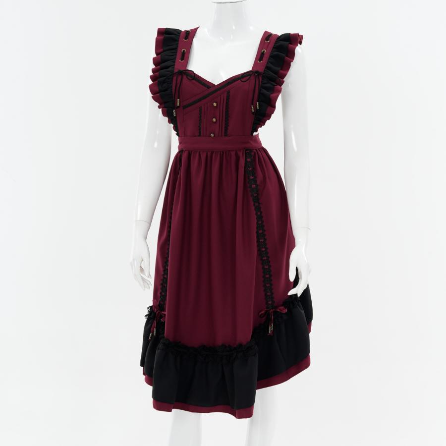 公*o様 ozz☆ozz on☆フリルタブリエ☆エプロン☆ゴスロリ☆薔薇刺繍 Pirates Rose セパレートタブリエ : OZZ ON JAPAN - 通販 - Yahoo
