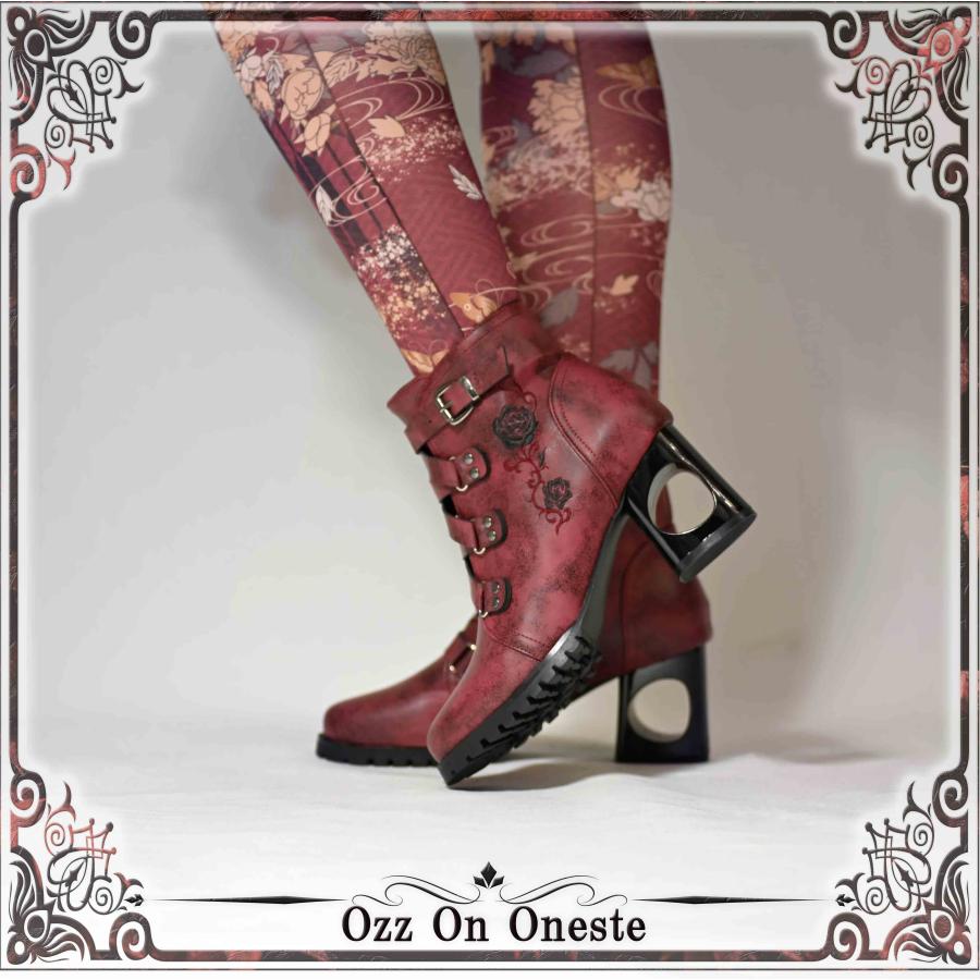 薔薇刺繍ショートブーツM : OZZ ON JAPAN - 通販 - Yahoo!ショッピング