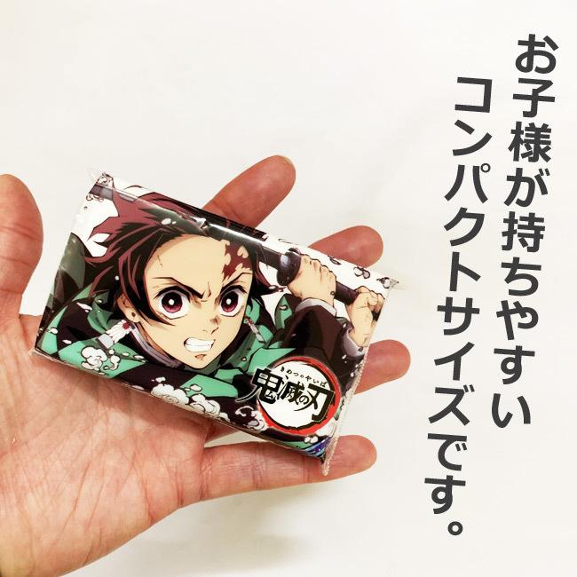 鬼滅の刃 水に流せる ミニ ポケットティッシュ アニメ柄 3パックセット