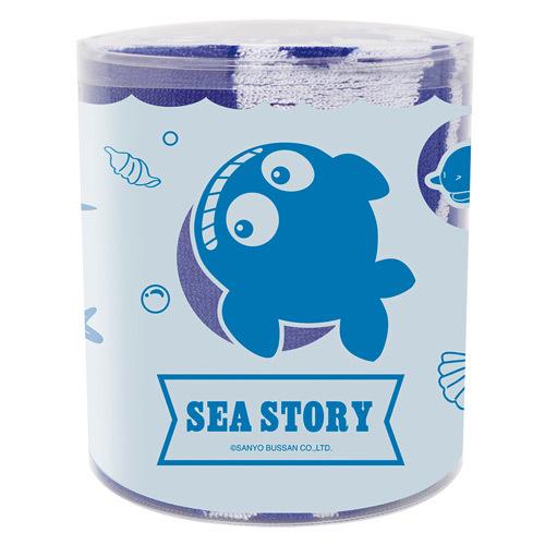 海物語 ジャガードバスタオル PETケース入り パチキャラ グッズ クジ