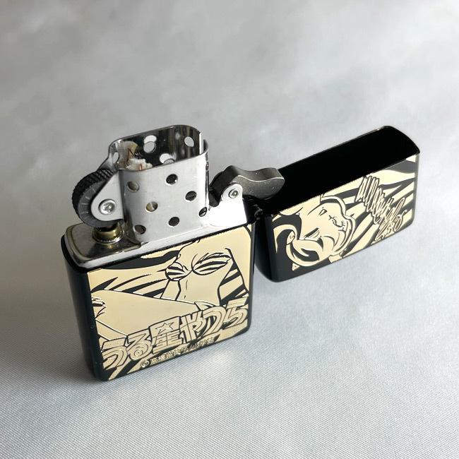 ZIPPO（ジッポー） うる星やつら ZIPPO A柄 ブラック × ゴールド